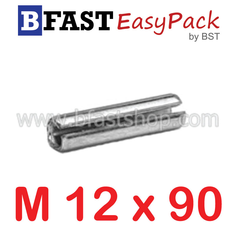 ปิ๊นตะกุดสแตนเลส SUS M12 x 90 (1 ตัว/ถุง)