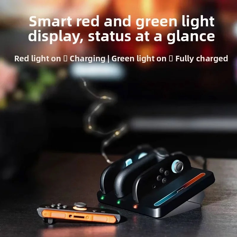 Savage Raven by Skull & Co. Joy-Con Charging Dock 4 in 1 for Nintendo SWITCH 2 (รุ่นปี 2025)