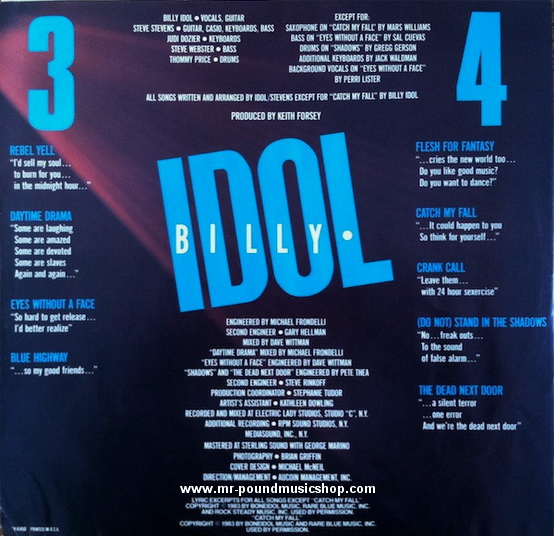 Billy Idol - Rebel Yell