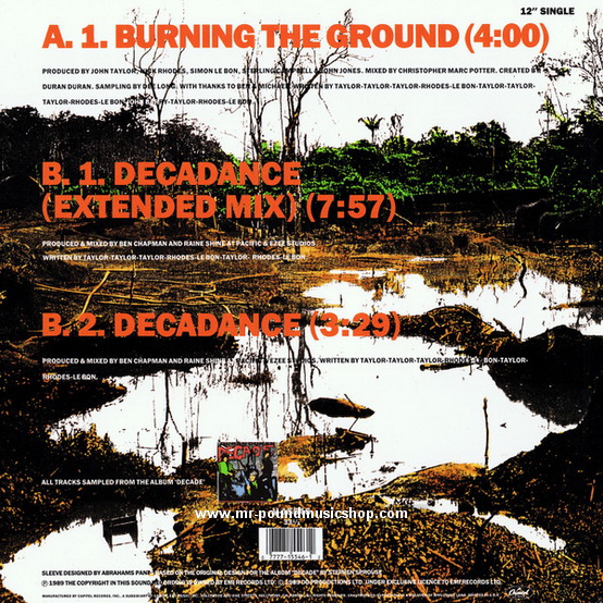 Duran Duran - Burning The Ground / Decadance