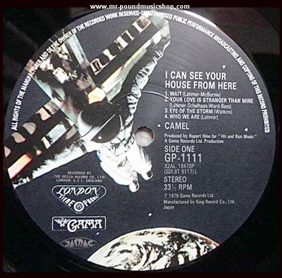 Camel - I Can See Your House From Here