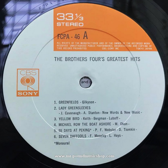 The Brothers Four's - Greatest Hits