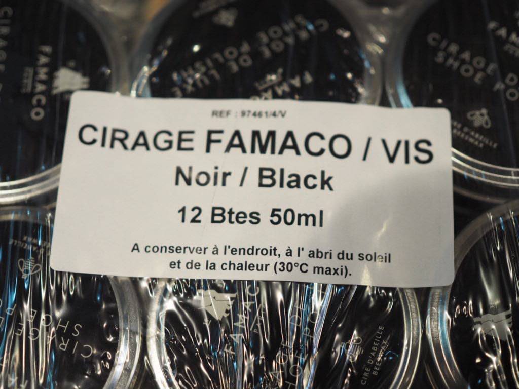 น้ำยาขัดรองเท้า FAMACO จาก ฝรั่งเศส ตลับดำ