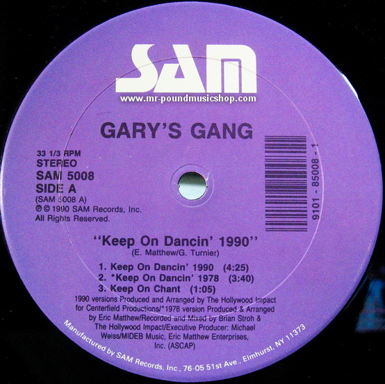 Gary's Gang - Keep on Dancin' 1990