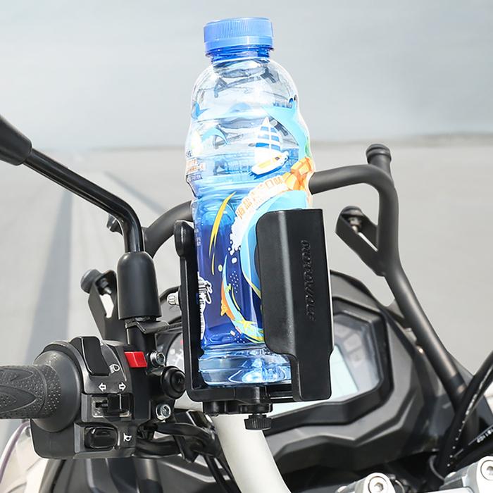 MOTOWOLF MDL3518 - ที่วางแก้วน้ำแท้ ฐานอลูมิเนียม มีให้เลือก 2 แบบ แฮนด์บาร์และก้านกระจก