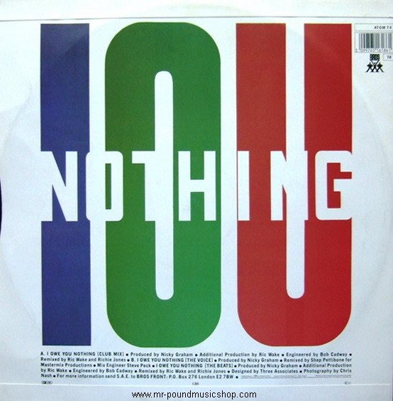 Bros - I Owe You Nothing