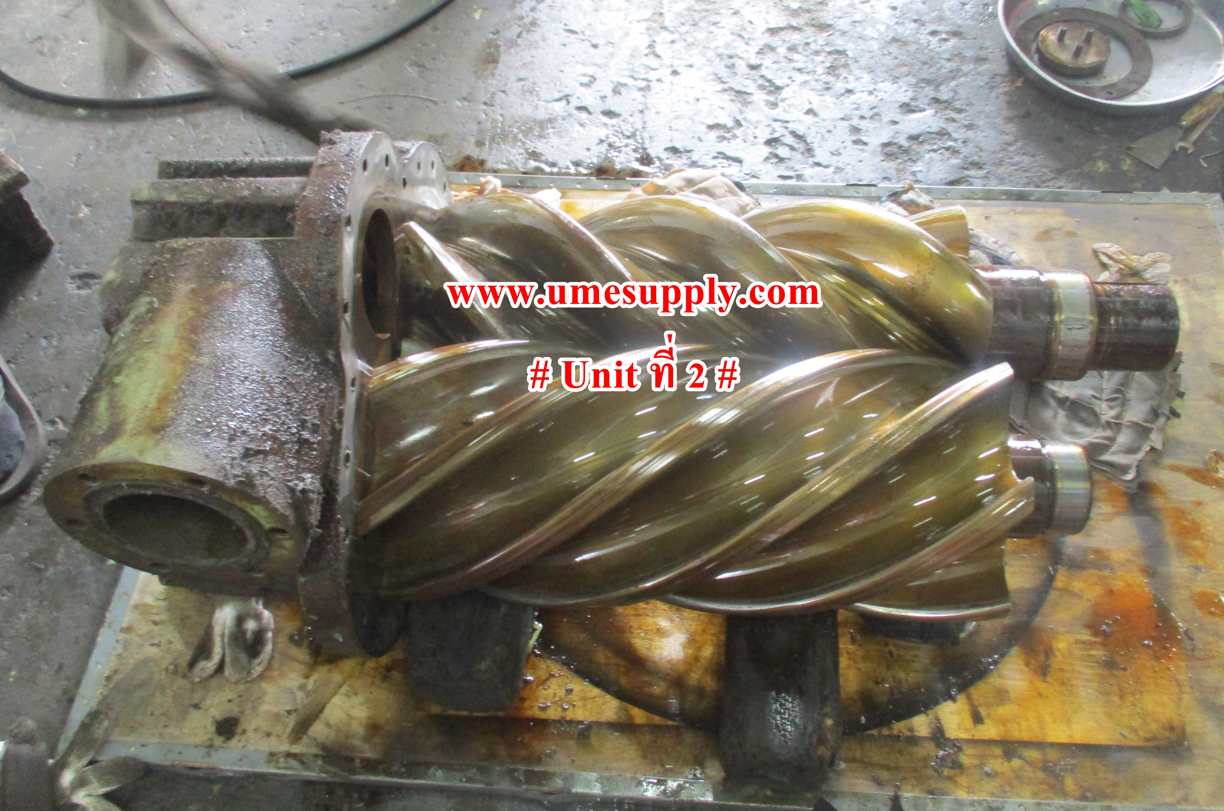 Overhaul Screw AirCompressor "SULLAIR" LS25 (Unit ที่ 2)