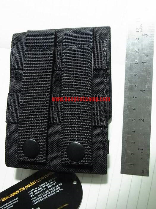 ซองใส่โทรศัพท์ร้อยเข็มขัด ผ้าคอดูร่า Cordura (ใส่มือถือ, iPhone ฯลฯ) ขนา ด 9x14ซม