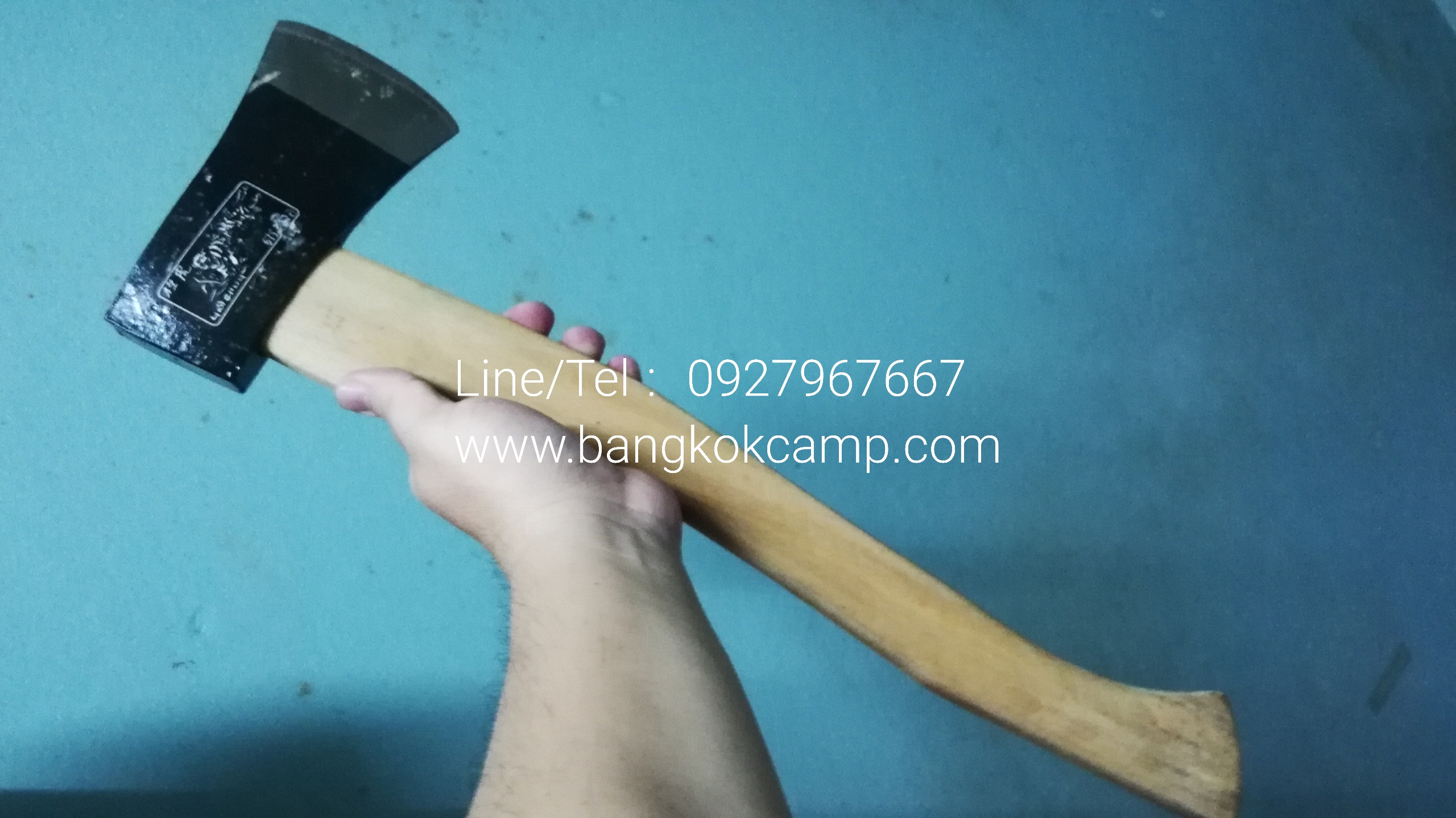 ขวานสวีเดน ตราเสือ HULT'S Made in SWEDEN.....ด้ามไม้ (3)