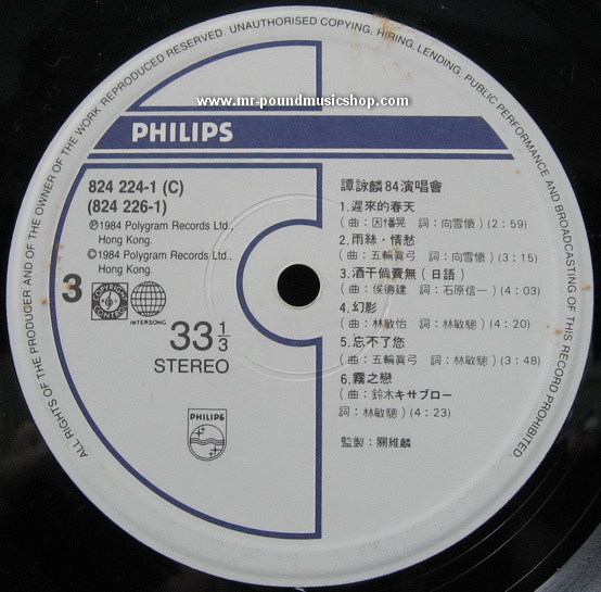 Alan Tam - Alan Tam in Concert '84