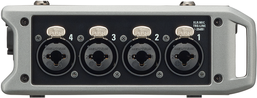 ZOOM F4 Multitrack Field Recorder / 6 Inputs / 8 Tracks