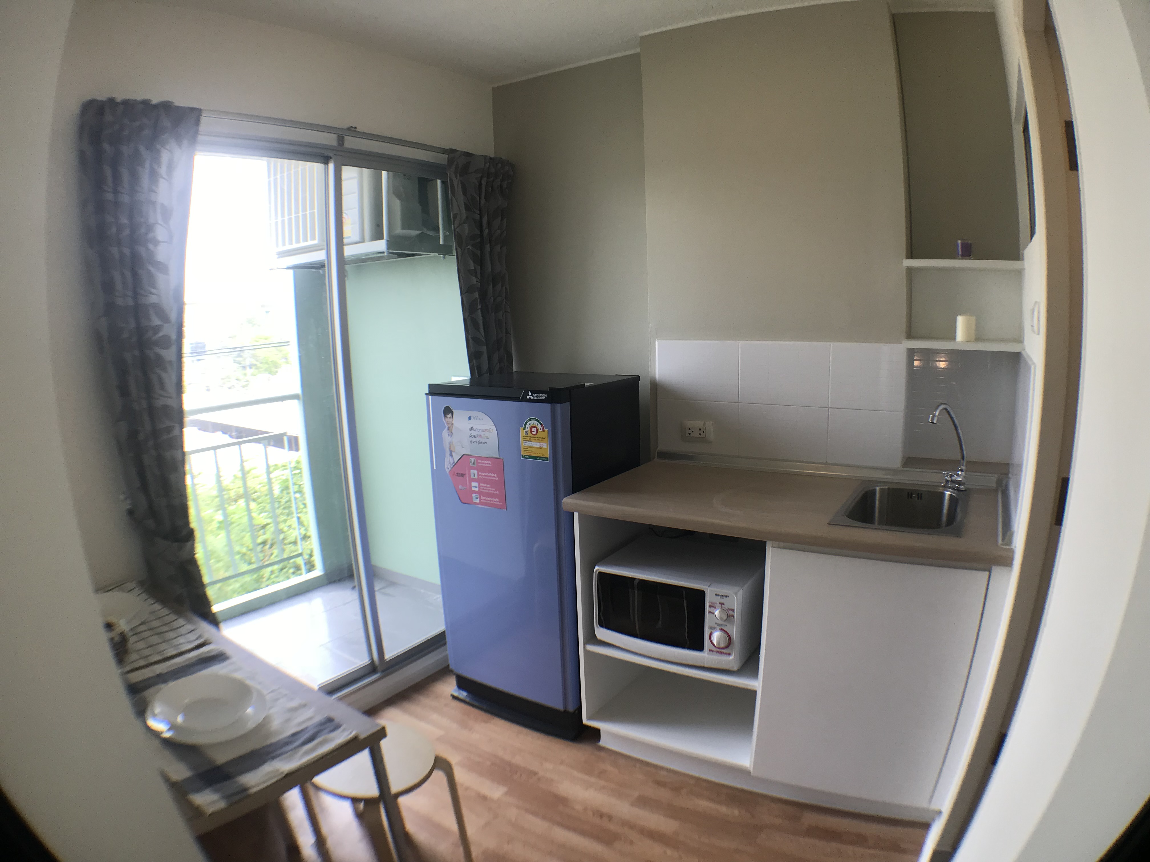 ให้เช่าคอนโด Lumpini Ville On Nut – Lat Krabang 2 (ลุมพินี วิลล์ อ่อนนุช ลาดกระบัง 2 ) 1 ห้องนอน 1 ห้องน้ำ ขนาด 23 ตารางเมตร