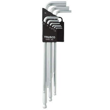 TRUSCO ประแจแอลหัวบอลยาว 1.5-10 มม. รุ่น GXBL-9S