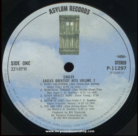 Eagles - Greatest Hits Volume 2