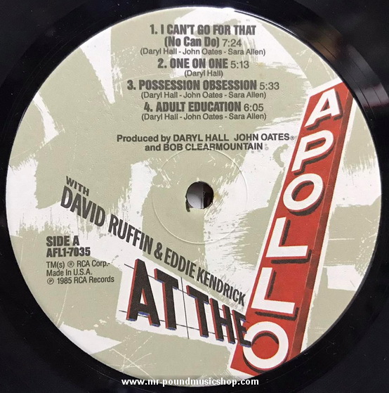 Daryl Hall & John Oates With David Ruffin & Eddie Kendrick - Live At The Apollo