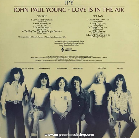 John Paul Young - Love Is In The Air