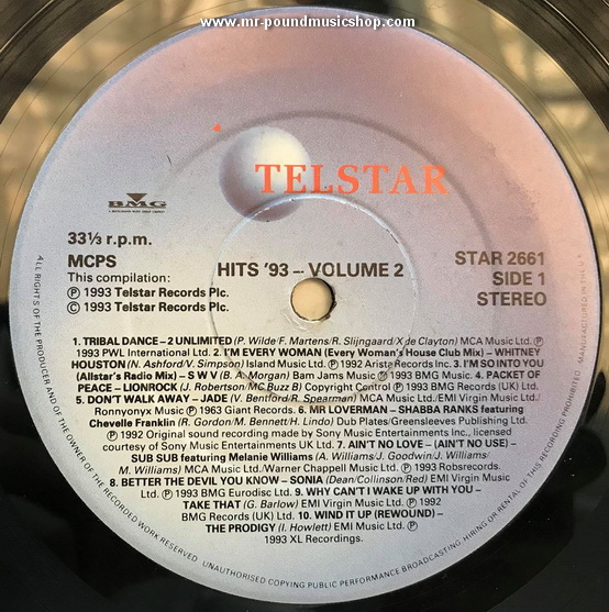 Various Artists - Hits 93 - Volume 2