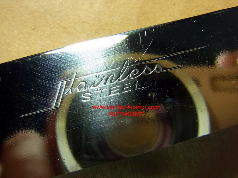 มีดญี่ปุ่น ใบมีด7นิ้ว STAINLESS STEEL Made in Japan แท้ ของใหม่เก่าเก็บ