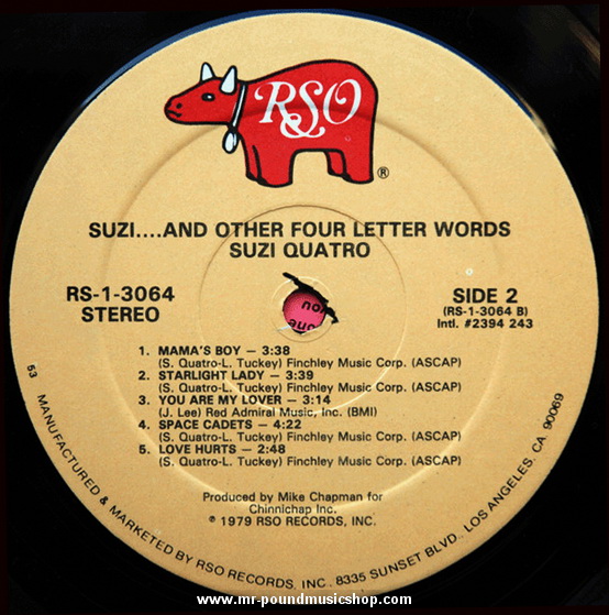 Suzi Quatro - Suzi...And Other Four Letter Worlds