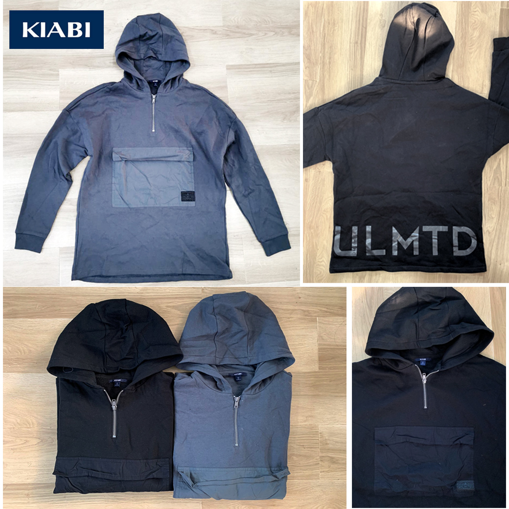 Kiabi 1/4 Zip unlimited hoodie with pouch