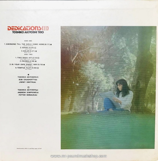 Toshiko Akiyoshi Trio - Dedications (II)