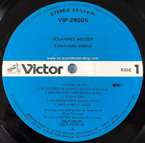 Jean-Claude Borelly - Dolannes Melody