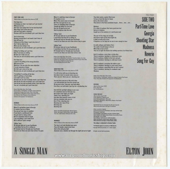 Elton John - A Single Man