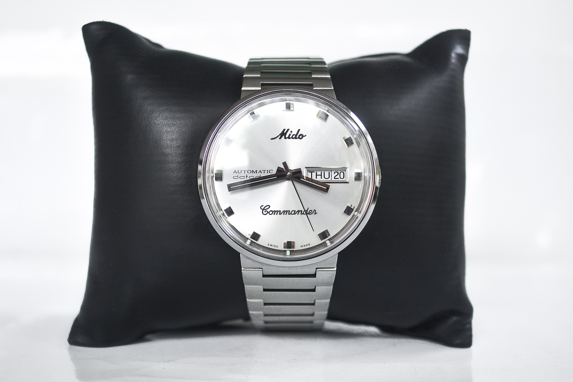 Mido Commander Aquadur รุ่นใหม่ เรือนเหล็ก (Sold)