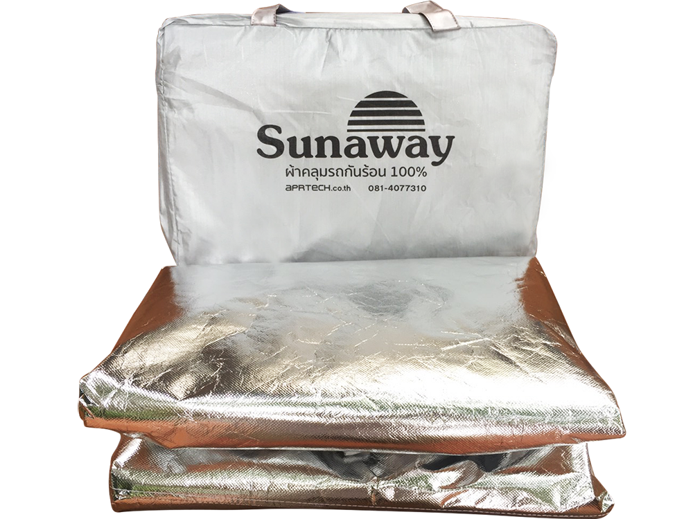 New Sunaway ผ้าคลุมรถกันร้อน 100% (สำหรับ SUV -เต็มคัน)