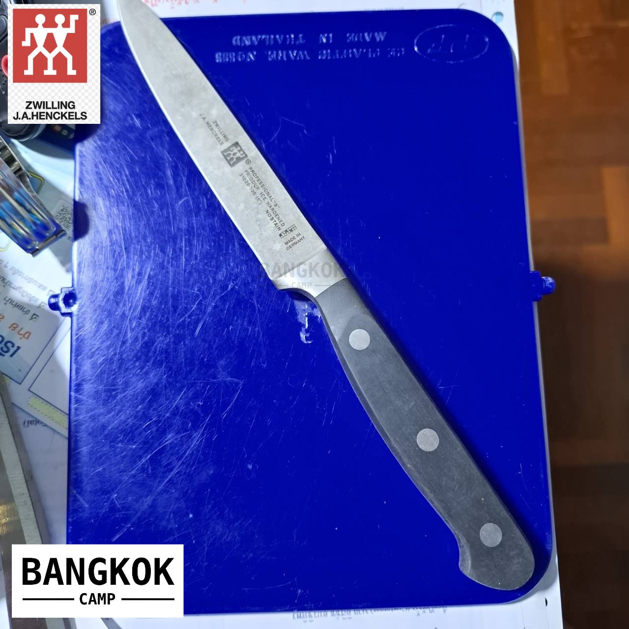 มีดตุ๊กตาคู่ ใบมีด5นิ้ว Zwilling J.A. Henckels Made in Germany (มีดมีตำหนิ ขายถูก) ของใหม่ ของแท้