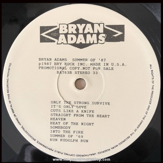 Bryan Adams - Summer Of '87 - The Heat is On