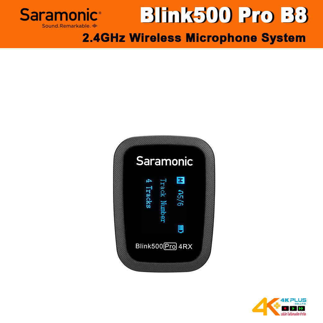 Saramonic Blink500 Pro B8 2.4GHz Wireless Microphone System ***สินค้ายกเลิกการผลิต***