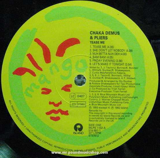 Chaka Demus & Pliers - Tease Me