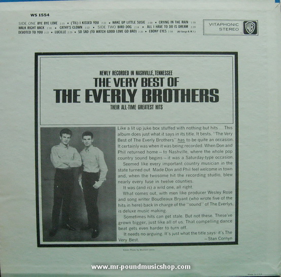 The Everly Brothers - The Very Best of Everly Brothers