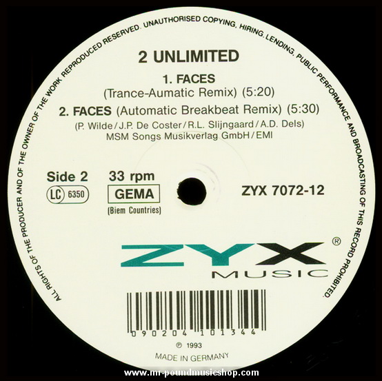 2 Unlimited - Faces