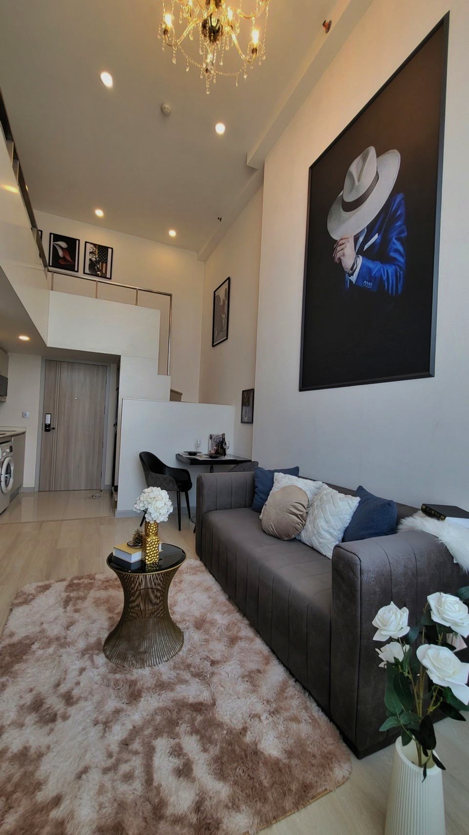 ให้เช่าคอนโด ไนท์บริดจ์ไพร์มสาทร (knightsbridge prime sathorn) ชั้น 33 ห้อง 3309 44 ตรม. ห้อง Duplex 1 ห้องนอน