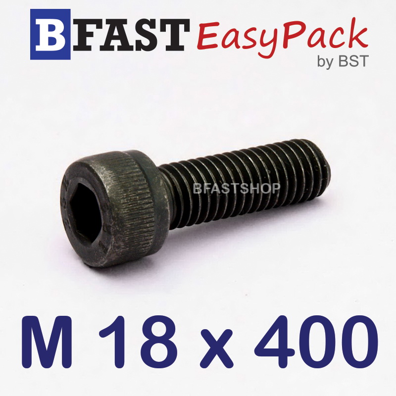 สกรูหัวจมดำ M 18 x 400 *เกลียวครึ่ง*