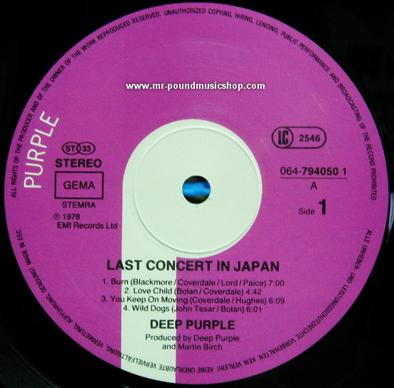 Deep Purple - Last Concert in Japan
