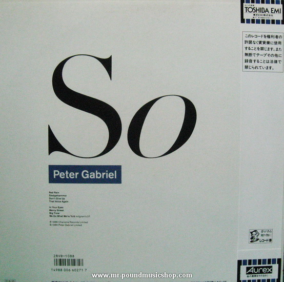 Peter Gabriel - So