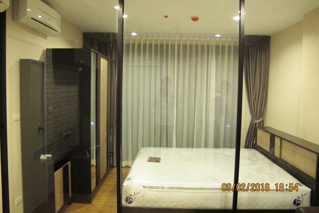 ให้เช่าคอนโดเดอะ ทรี อินเตอร์เชนจ์ (The Tree Interchange) 1 ห้องนอน ขนาด 36 ตร.ม. ชั้น 18 ทิศใต้ วิวแม่น้ำ