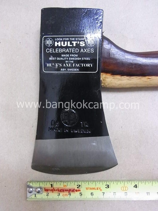 ขวานสวีเดน ตราเสือ HULT'S Made in SWEDEN.....ด้ามไม้