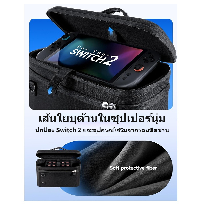 JSAUX กระเป๋า Full Set สำหรับ Nintendo Switch 2 (รุ่นปี 2025) BG0121