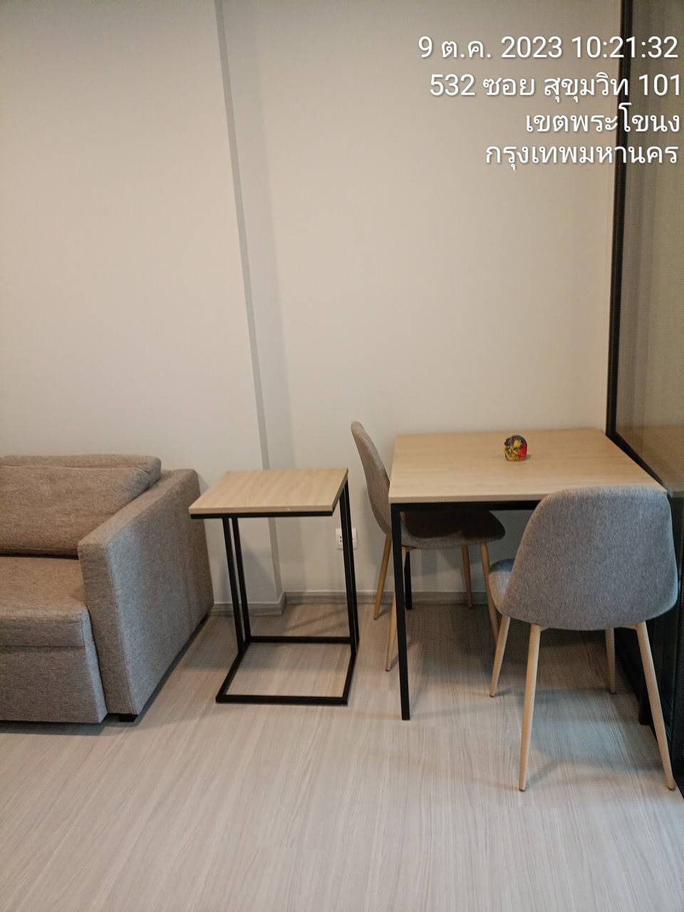 ขาย / เช่าคอนโด The privacy s101 (เดอะ ไพรเวซี่ เอส 101) 1 ห้องนอน 1 ห้องน้ำ ขนาด 27.46 ตรม ชั้น 3 วิว สวน ทิศ ตะวันตก อาคาร B
