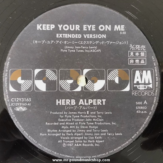 Herb Alpert - Keep Your Eye On Me