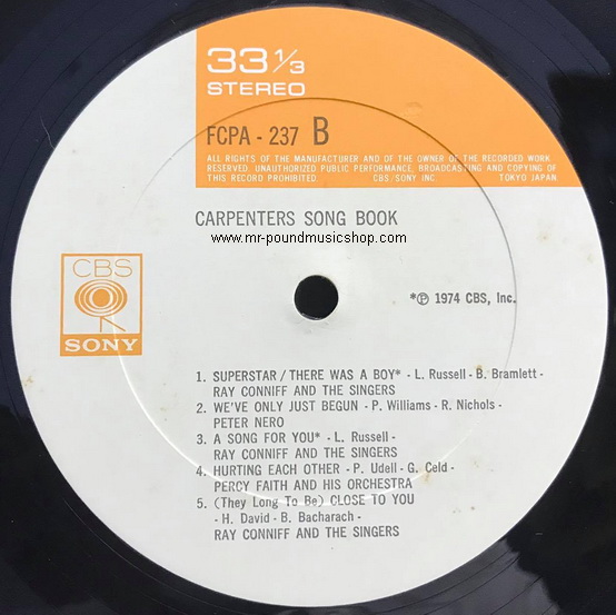 Various Artists - Carpenter Song Book