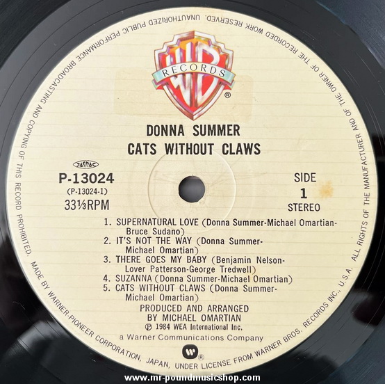 Donna Summer - Cats Without Claws
