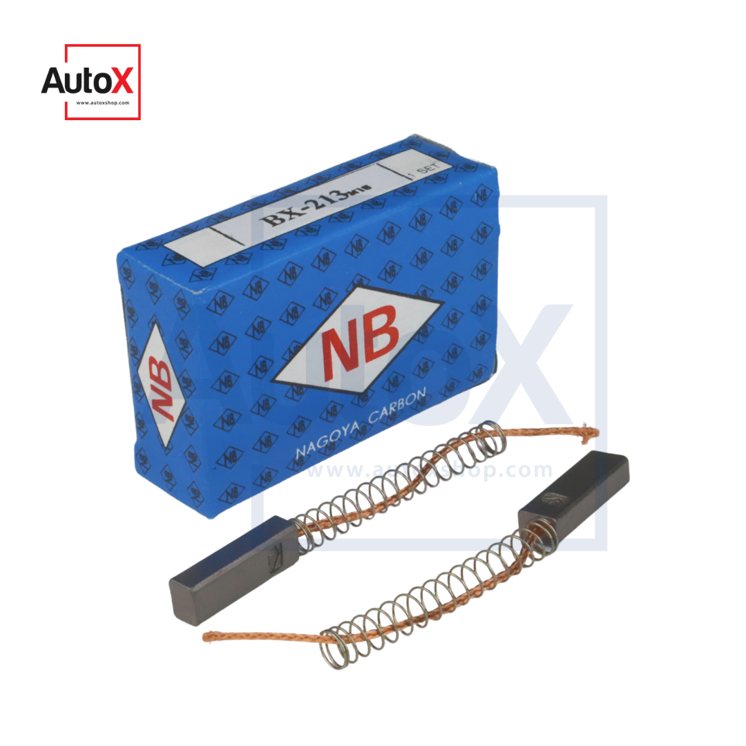 ถ่านไดชาร์จ BX-213 Nissan Big-M ไดฮิตาชิ 5x7x21mm ยี่ห้อNB (2ก้อน/1ชุด)