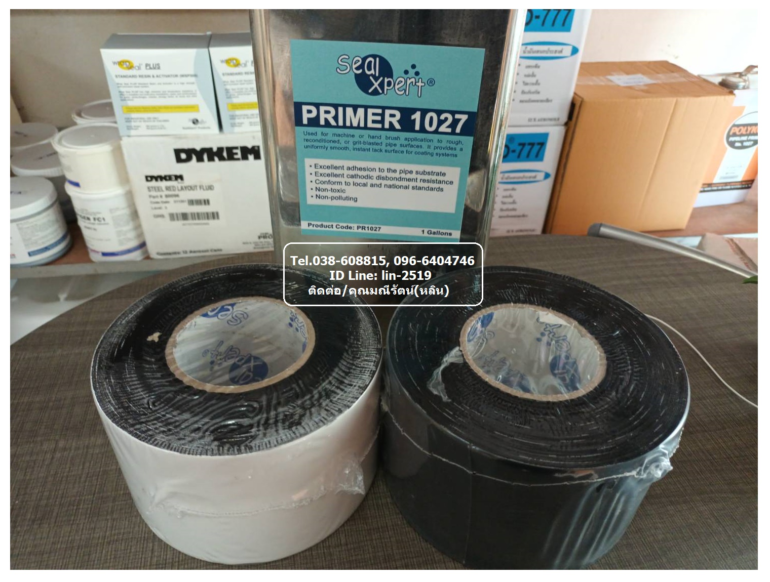 Seal Xpert Poly Wrapping Tape เทปพันท่อใต้ดินชนิดพีอีเทป เทปสีดำและเทปสีขาวสำหรับพันท่อก่อนฝังดินเพื่อป้องกันสนิม ป้องกันน้ำ ป้องกันการกัดกร่อน Tel.096-6404746 คุณมณีรัตน์)
