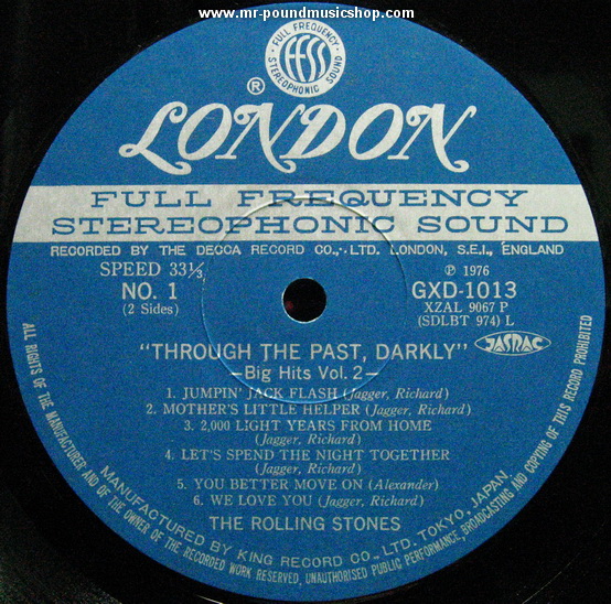 The Rolling Stones - Through The Past, Darkly (Big Hits Vol.2)