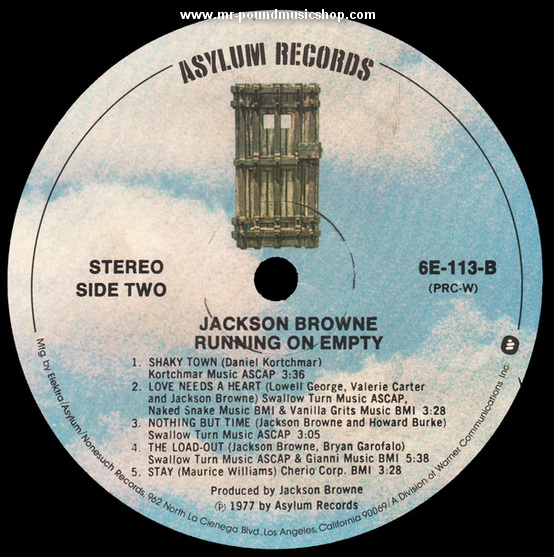 Jackson Browne - Running On Empty